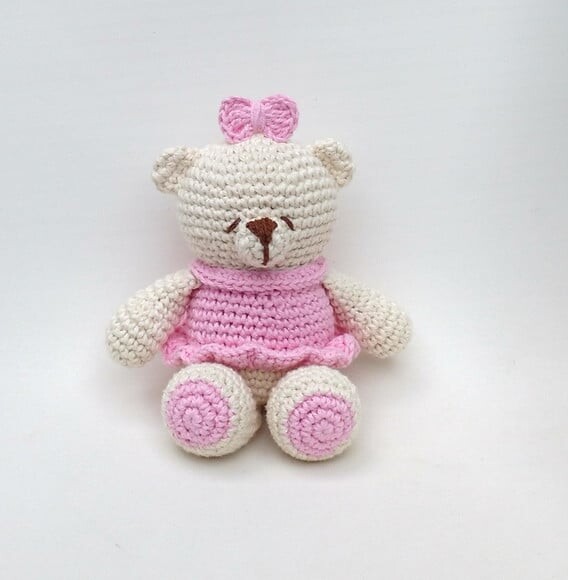 Mini Ursa Charlote Amigurumi