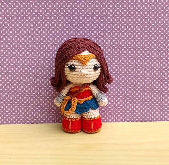 Mulher Maravilha Amigurumi