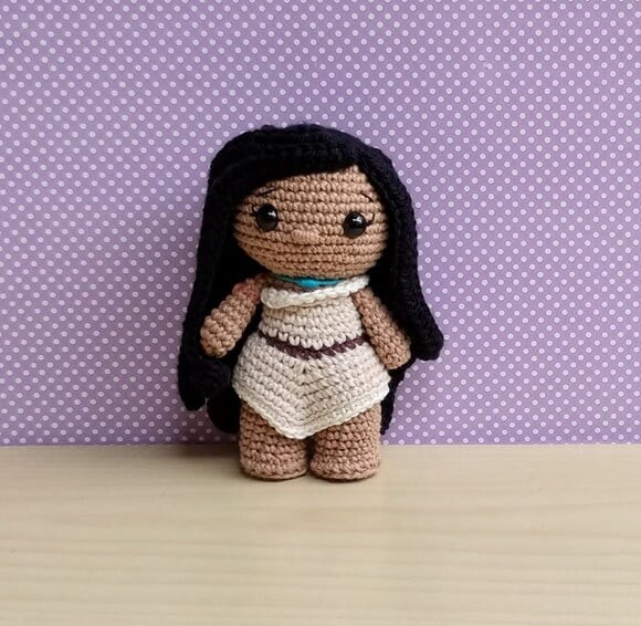 Pocahontas e Meeko (Pocahontas) Amigurumi