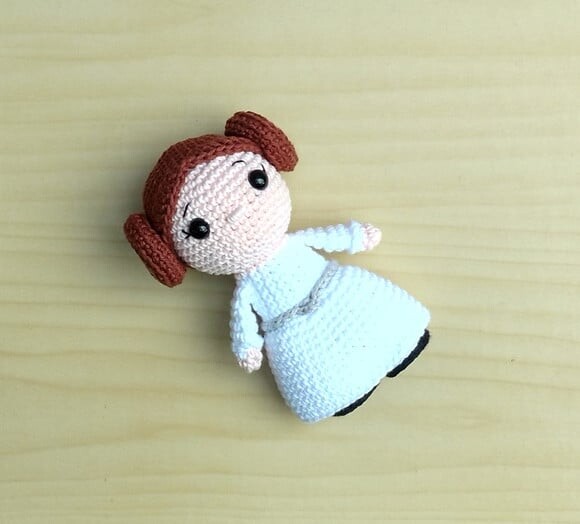 Princesa Leia ( Star Wars ) Amigurumi