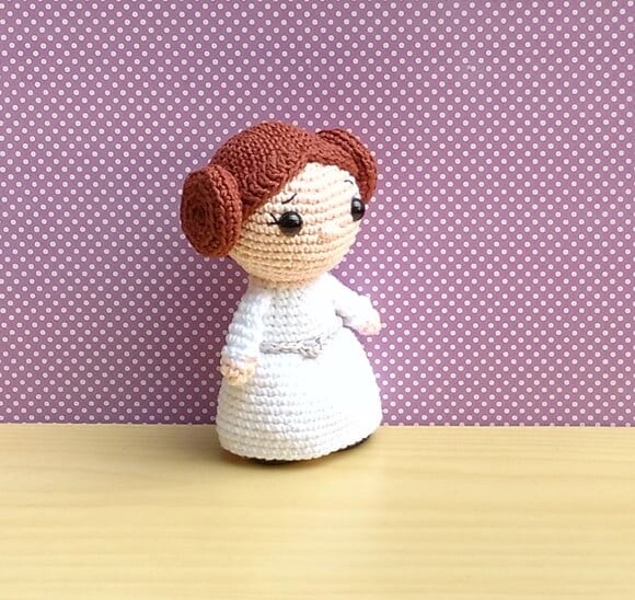 Princesa Leia ( Star Wars ) Amigurumi