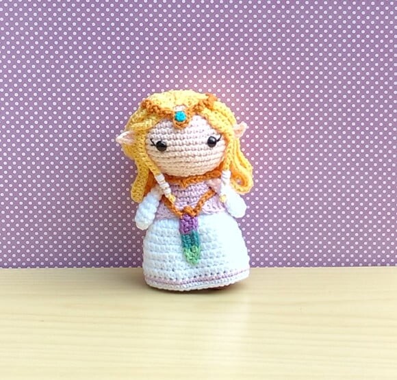 Princesa Zelda (A Lenda de Zelda) Amigurumi