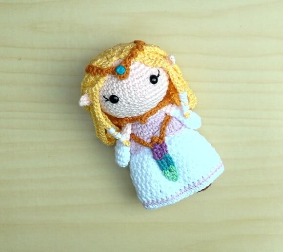 Princesa Zelda (A Lenda de Zelda) Amigurumi