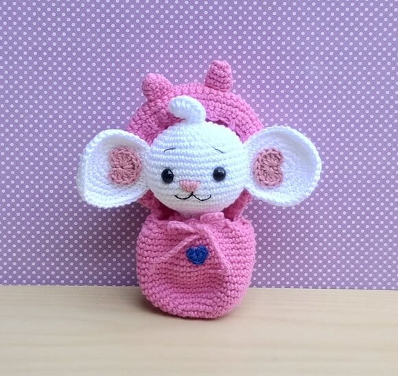 Ratinha Potato versão2 (Chip e Potato) Amigurumi