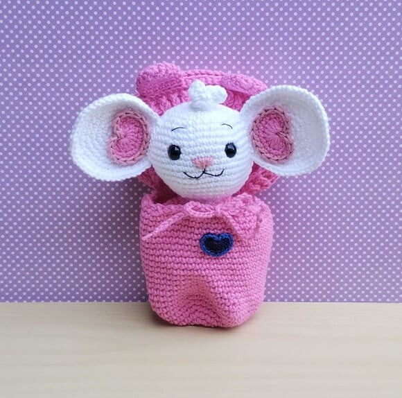 Ratinha Potato versão3 (Chip e Potato) Amigurumi