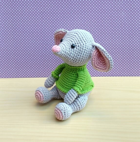 Ratinho Alfred Amigurumi