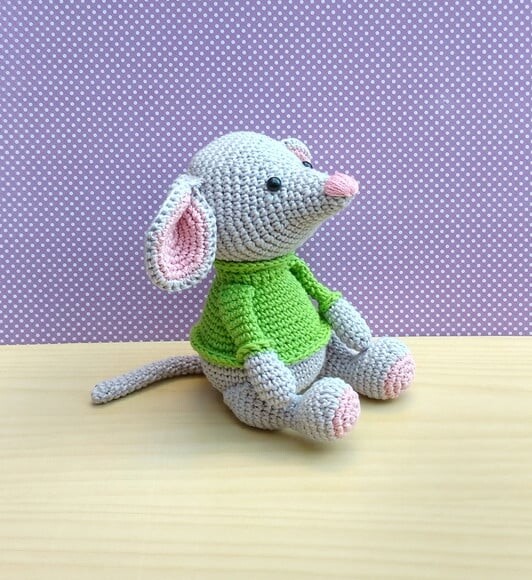 Ratinho Alfred Amigurumi