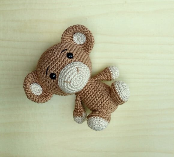 Safári Baby - Macaco Amigurumi