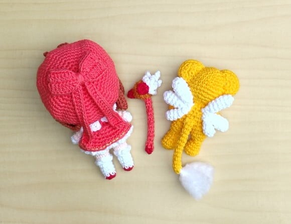 Sakura Card Captors e Kero-chan Amigurumi