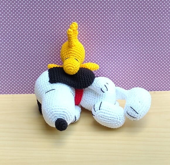 Snoopy e Woodstock Amigurumi