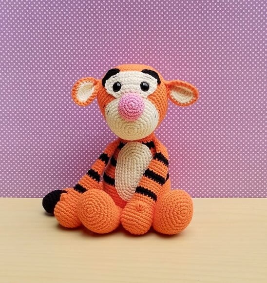 Tigrão ( Turma Ursinho Pooh) Amigurumi