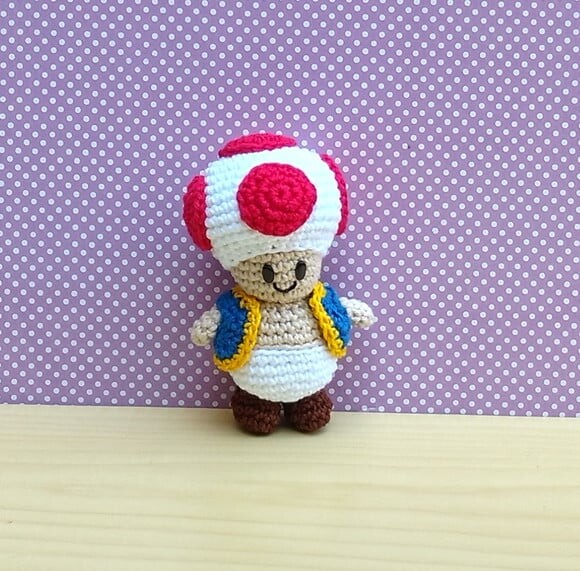 Toad Chibi - Super Mario Amigurumi