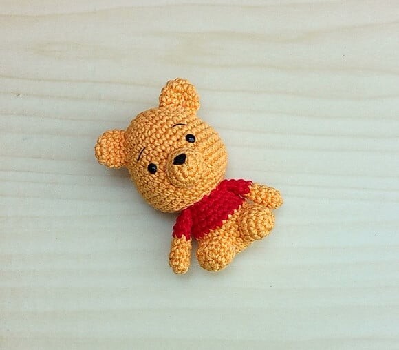 Ursinho Pooh Amigurumi
