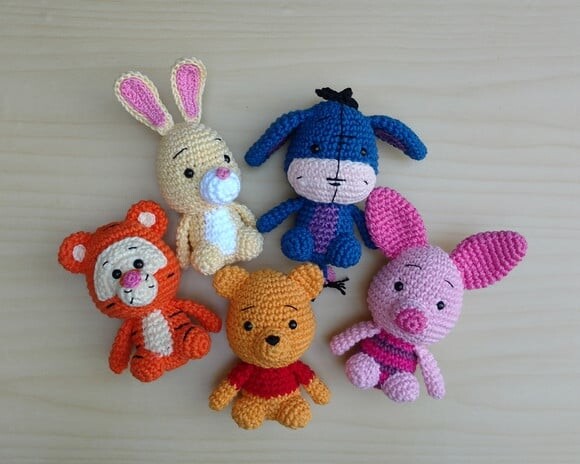 Ursinho Pooh Amigurumi
