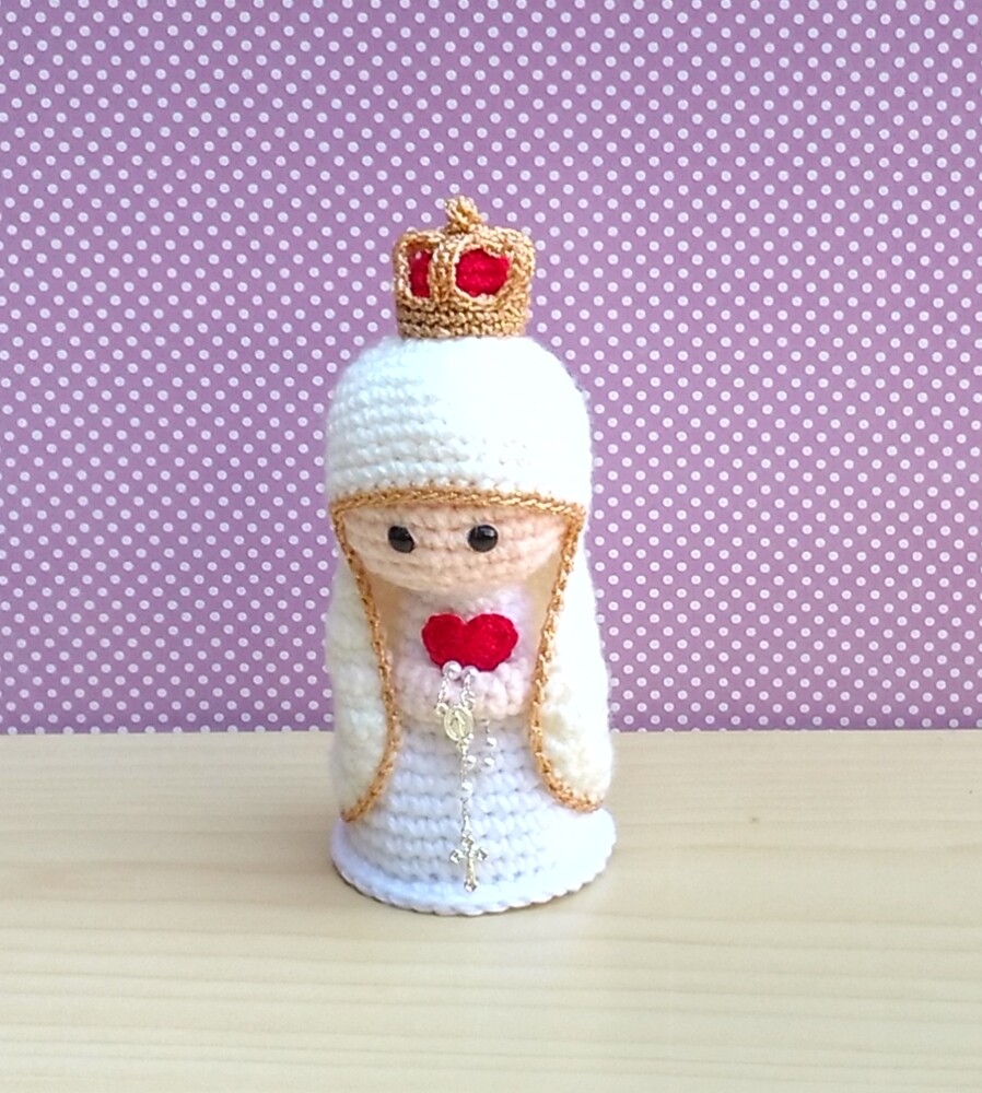 Nossa Senhora de Fátima Amigurumi