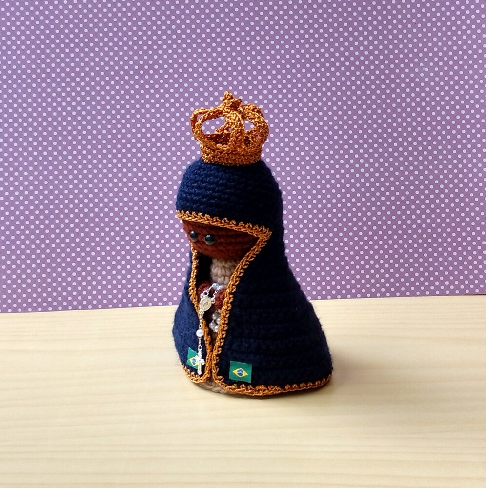 Nossa Senhora Aparecida Versão 2 Amigurumi