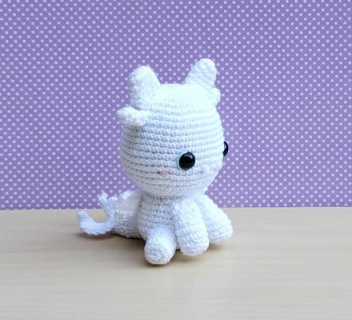 Banguela e Fúria da Luz Amigurumi - Como Treinar Seu Dragão