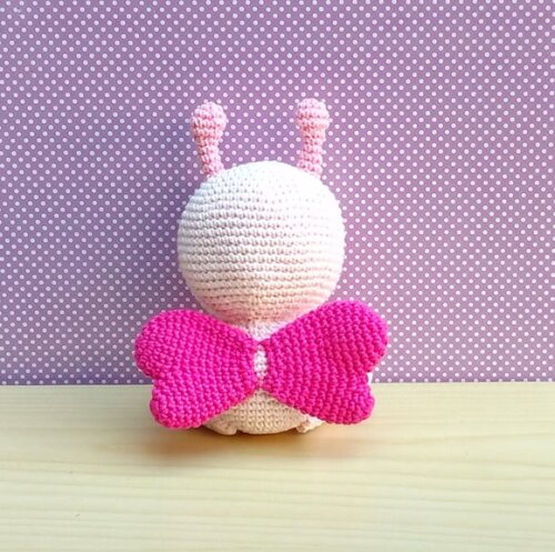 Borboleta Bia Amigurumi - Jardim Encantado
