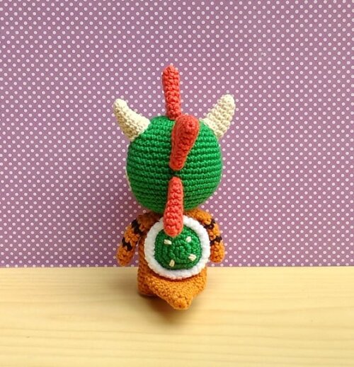 Bowser Chibi - Super Mario Amigurumi