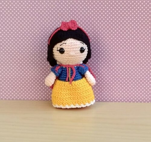 Branca de Neve Amigurumi