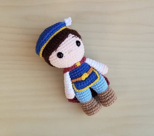 Branca de Neve e Príncipe Fernando Amigurumi