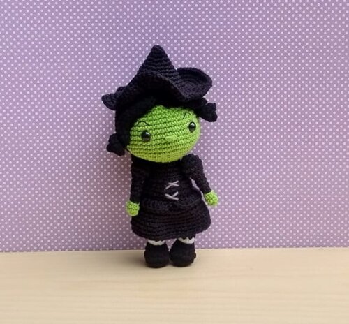 Bruxa Má do Oeste (o Mágico de Oz) Amigurumi