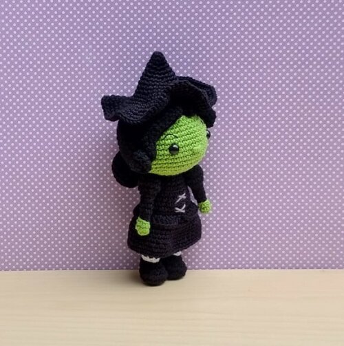Bruxa Má do Oeste (o Mágico de Oz) Amigurumi