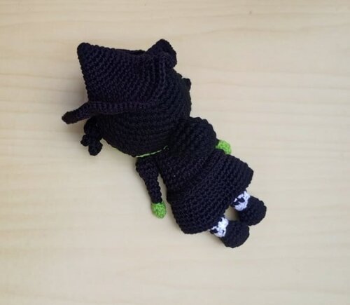 Bruxa Má do Oeste (o Mágico de Oz) Amigurumi