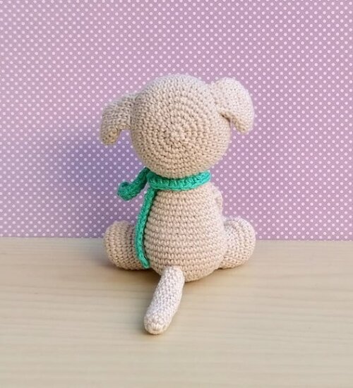 Cachorro Labrador Scott Amigurumi
