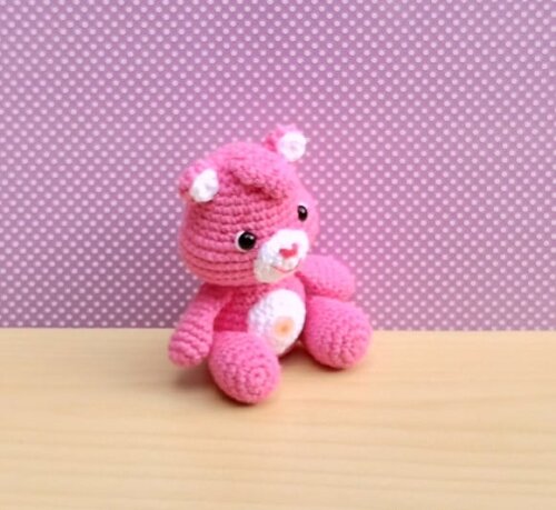Coraçãozinho ( Ursinhos Carinhosos) Amigurumi