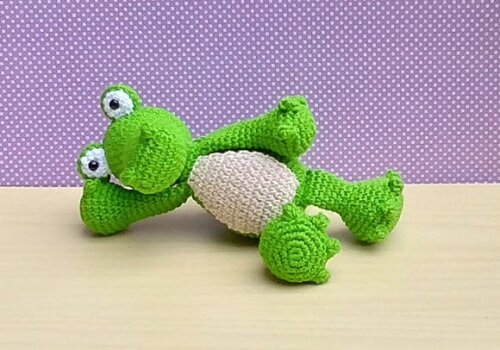 Crocodilo Dante Amigurumi