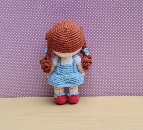 Dorothy (o Mágico de Oz) Amigurumi