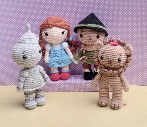 Dorothy (o Mágico de Oz) Amigurumi