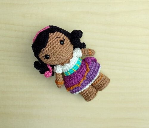 Esmeralda (O Corcunda de Notredame) Amigurumi