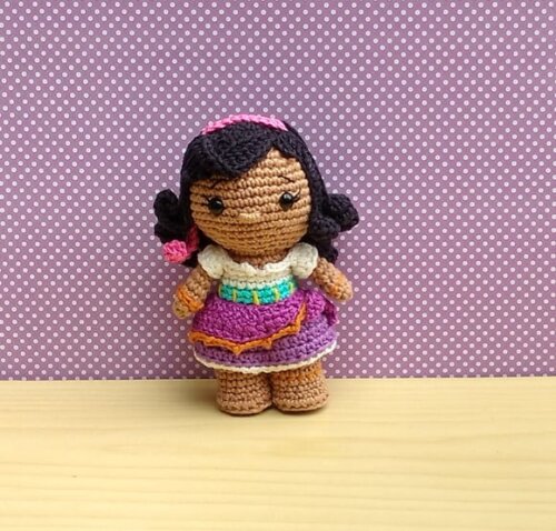 Esmeralda (O Corcunda de Notredame) Amigurumi