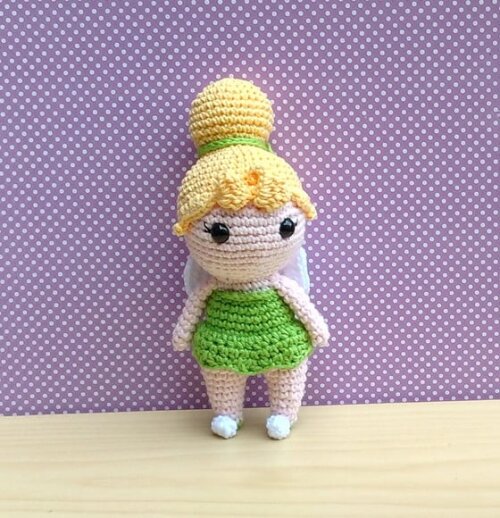 Fada Tinkerbell (Sininho) - Peter Pan Amigurumi