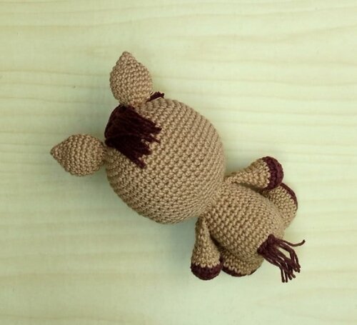 Fazendinha Baby - Cavalo Amigurumi