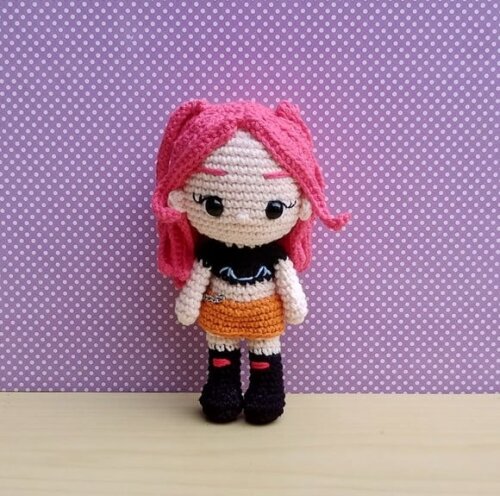 Guerreiras do K-pop - Huntrix - Mira Amigurumi