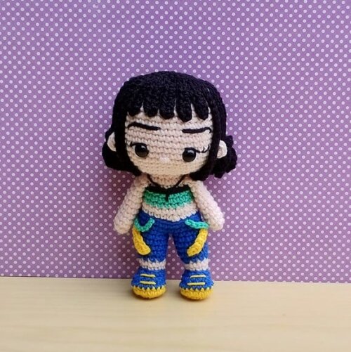 Guerreiras do K-pop - Huntrix - Zoey Amigurumi