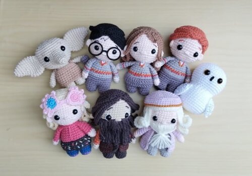 Harry Potter + Chapéu Seletor Amigurumi