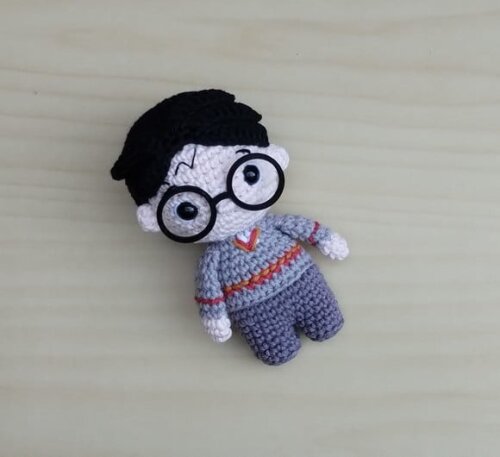 Harry Potter + Chapéu Seletor Amigurumi