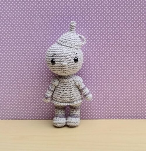 Homem de Lata (o Mágico de Oz) Amigurumi
