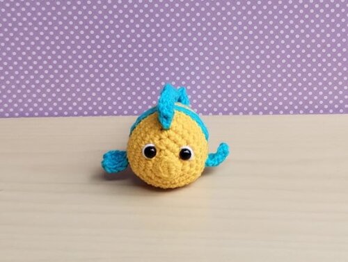 Linguado ( A Pequena Sereia - Ariel) Amigurumi