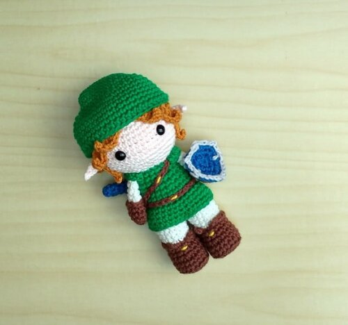 Link ( A Lenda de Zelda) Amigurumi