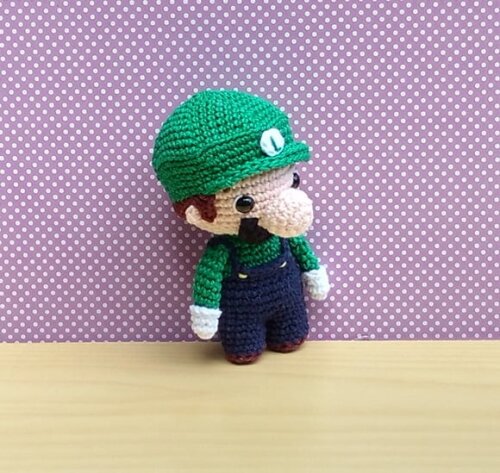 Luigi Chibi - Super Mario Amigurumi