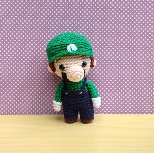 Luigi Chibi - Super Mario Amigurumi