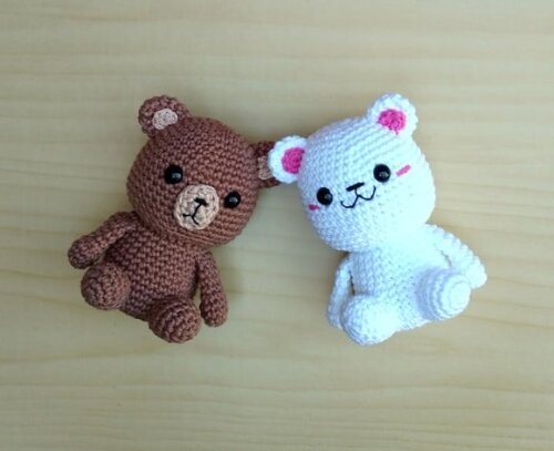 Milk And Mocha Bear Amigurumi
