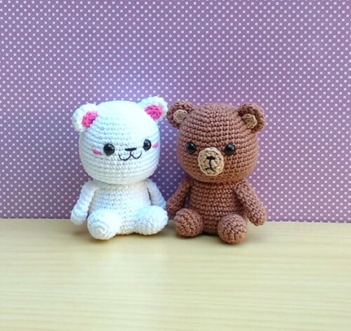 Milk And Mocha Bear Amigurumi