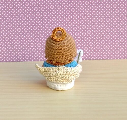 Mini São Gabriel Arcanjo Amigurumi