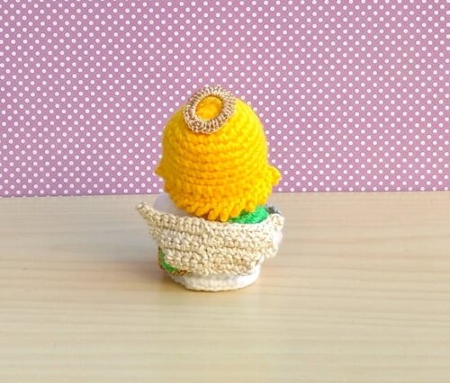 Mini São Rafael Arcanjo Amigurumi